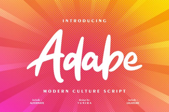 Adabe Review: A Designer’s Take on Modern Script Typography