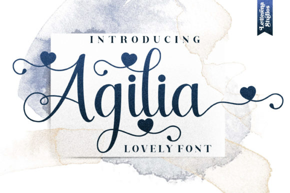 Agilia: A Delicate Handwritten Font for Editorial Design