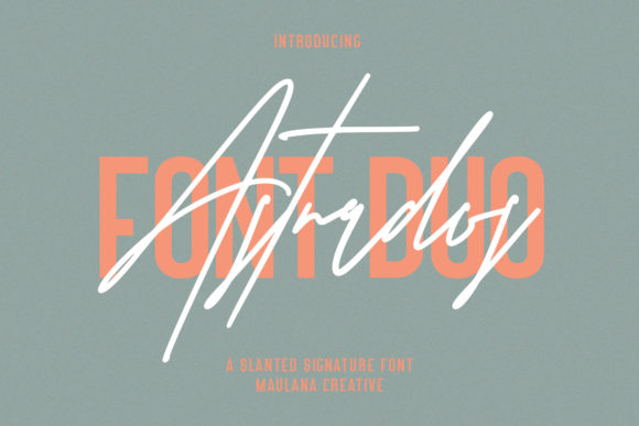 Astrados Signature: A Versatile Web Design Typeface
