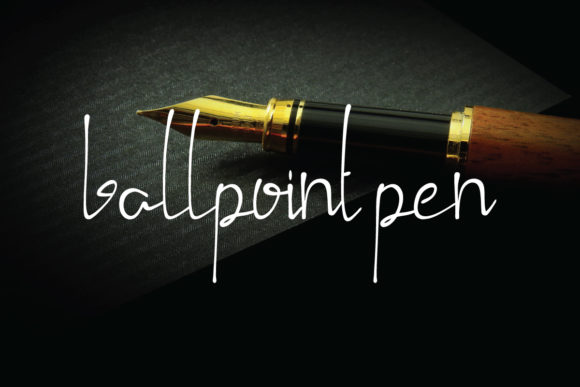 Ballpoint Pen: A Handwritten Font for Branding