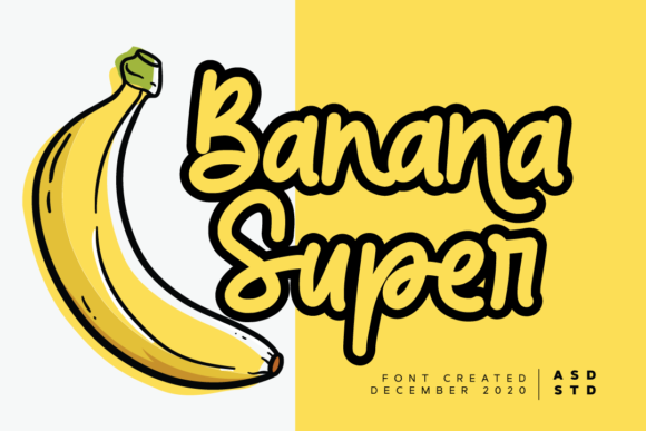Banana Super: A Handwritten Font for Branding