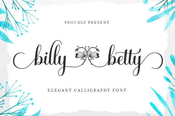 Billy Betty Font: A Romantic Script for Makers