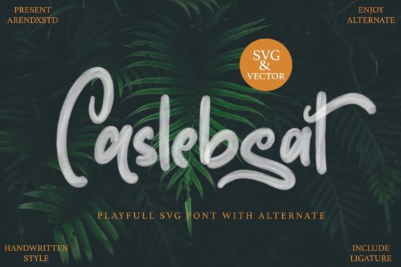 Caslebeat: A Handwritten Font for Branding