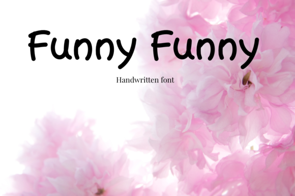 Funny Funny: A Handwritten Font for Brand Identity