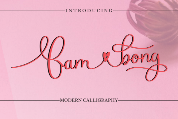 Gambong Typeface: Elevating Web Design with Script Charm