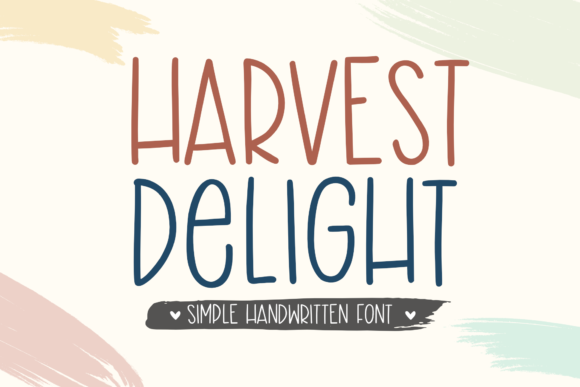 Harvest Delight: A Whimsical Font for Branding