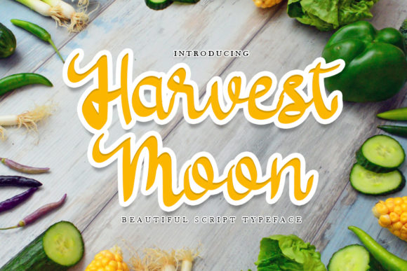 Harvest Moon Font: A Gentle Script for Editorial Design