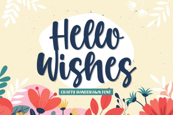 Hello Wishes: A Handwritten Font for Web Design