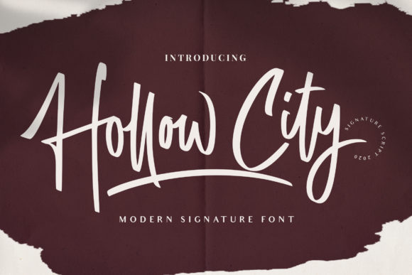 Hollow City Typeface: A Sweet Script for Branding