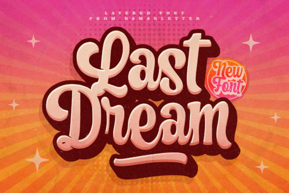 Last Dream: A Bold Handwritten Font for Web Design