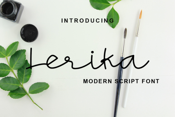 Lerika: A Modern Handwritten Font for Web Design