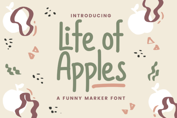 Life of Apples Font Review for Brand Designers