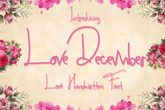 Love December Font: A Handwritten Touch for Brands