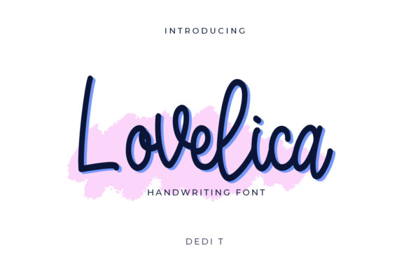 Lovelica: A Handwritten Font for Makers