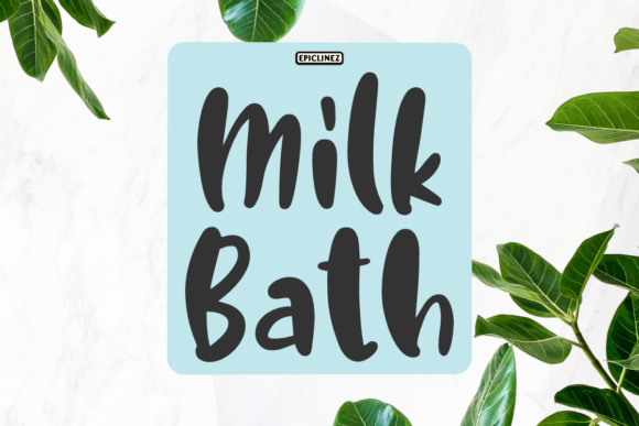 Milk Bath: A Handwritten Font for Modern Web Design