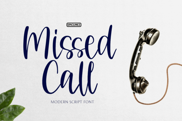 Missed Call: A Handwritten Typeface for Editorial Warmth