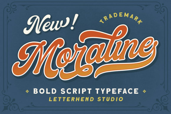 Moraline Font: Bold Handwritten Style for Campaigns