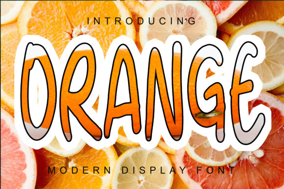 Orange: A Handwritten Font for Makers
