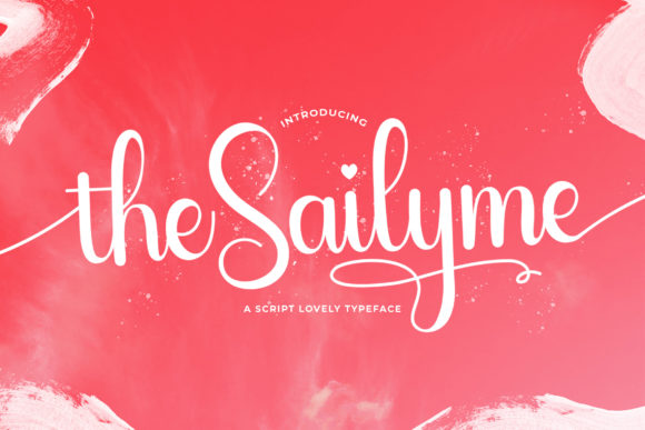 Sailyme: A Romantic Script Font for Editorial Design