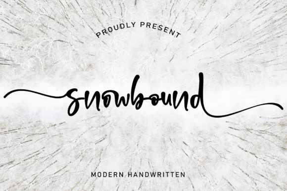 Snowbound: A Sweet Calligraphy Typeface for Crafters