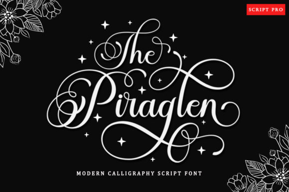 The Piraglen Font: Elegant Script for Editorial Design
