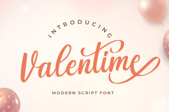 Valentime: A Handwritten Font for Brand Beauty