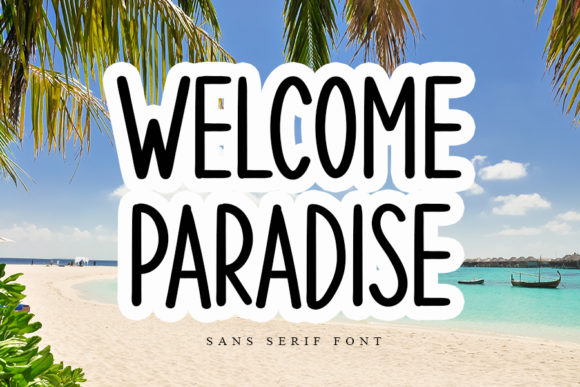 Welcome Paradise: A Handwritten Font for Editorial Design