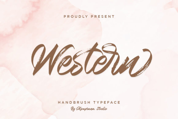 Western: A Brushed Handwritten Font for Crafters